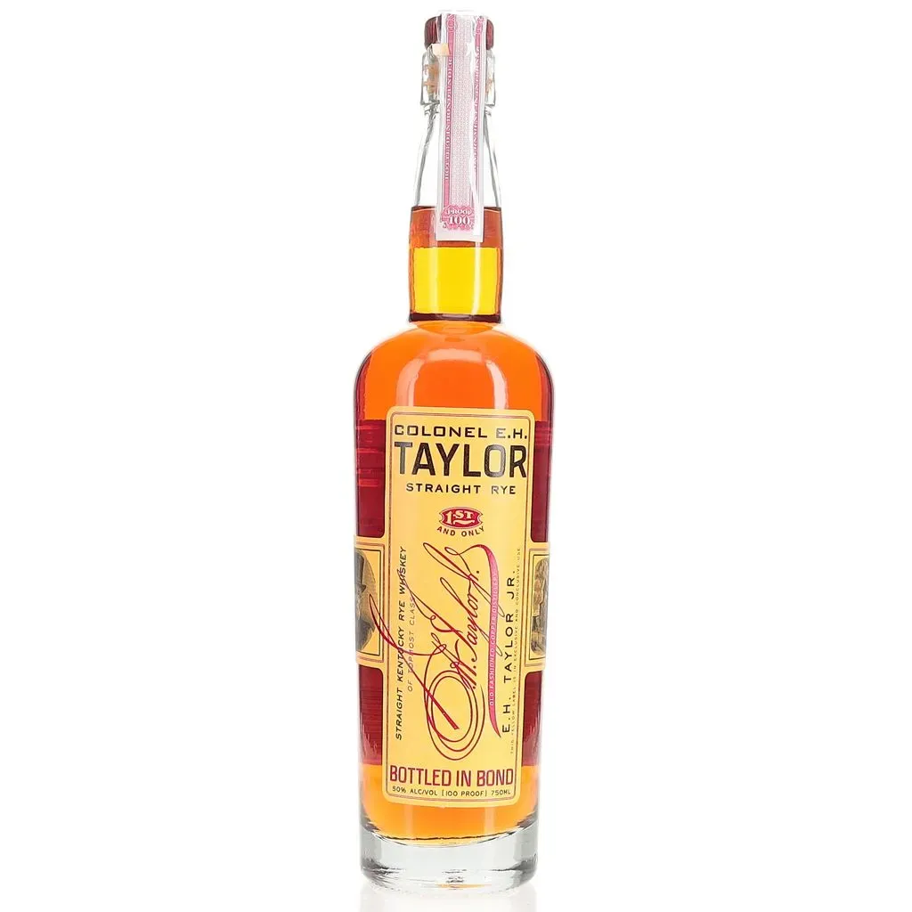 Straight Rye Whiskey has experienced a strong resurgence in the American whiskey landscape, yet Colonel Edmund Haynes Taylor, Jr. was making this style more than 100 years ago. This small batch, Bottled-in-Bond 100 proof straight rye whiskey pays tribute to the former Distillery owner with a unique rye whiskey reminiscent of days long past.
TASTING NOTES

An altogether different recipe and profile than Sazerac Rye, this recipe contains just rye and malted barley, no corn. The result is an aroma full of dried fruit, black pepper, and a touch of fresh dill. A small sip brings an array of flavors both sweet and savory with a terrific balance of dark spices and subtle caramel overtones. The finish is especially pleasing with an oaky dryness that lingers just long enough.

"Simply spectacular!" - John Paddon, blind tasting notes - 2015 International Whisky Competition

