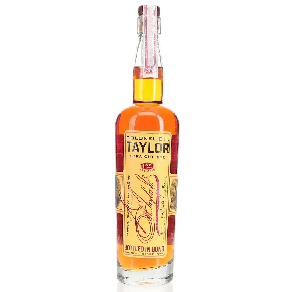 Straight Rye Whiskey has experienced a strong resurgence in the American whiskey landscape, yet Colonel Edmund Haynes Taylor, Jr. was making this style more than 100 years ago. This small batch, Bottled-in-Bond 100 proof straight rye whiskey pays tribute to the former Distillery owner with a unique rye whiskey reminiscent of days long past.
TASTING NOTES

An altogether different recipe and profile than Sazerac Rye, this recipe contains just rye and malted barley, no corn. The result is an aroma full of dried fruit, black pepper, and a touch of fresh dill. A small sip brings an array of flavors both sweet and savory with a terrific balance of dark spices and subtle caramel overtones. The finish is especially pleasing with an oaky dryness that lingers just long enough.

"Simply spectacular!" - John Paddon, blind tasting notes - 2015 International Whisky Competition
