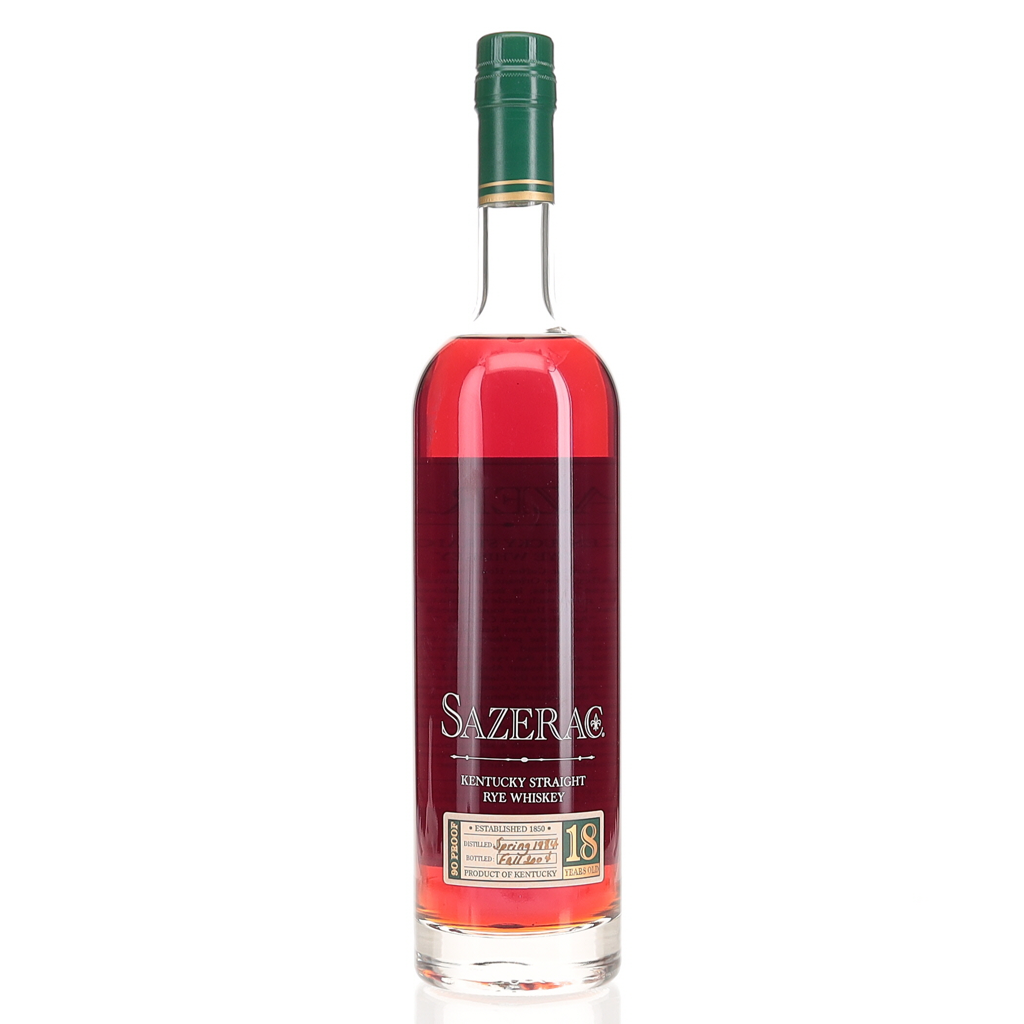 Sazerac Rye 18 Year Old 2004