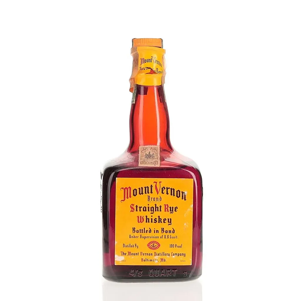 Mount Vernon 1945 Bottled In Bond 1950