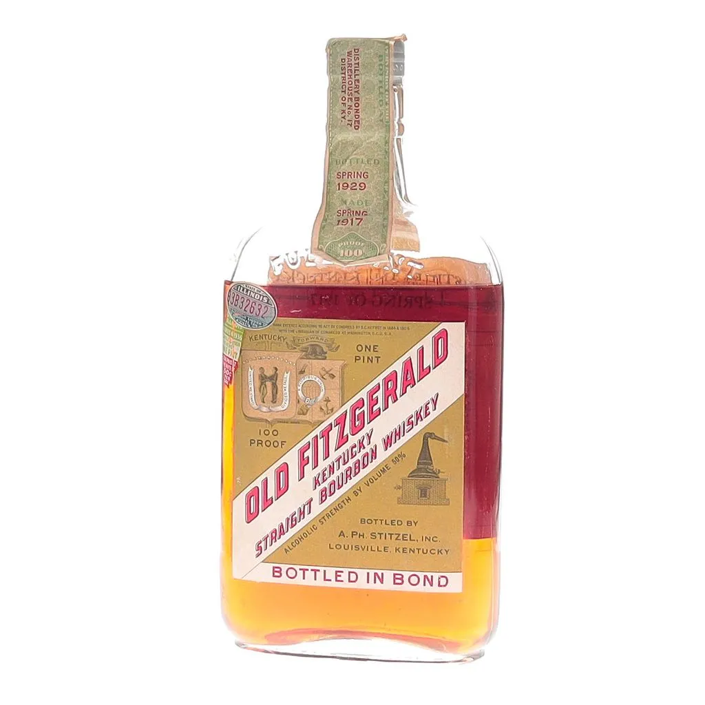 ウイスキー Old Fitzgerald Bottled in Bond 1916-1933 BAXUS - Old Fitzgerald 1917 Bottled In Bond 1929