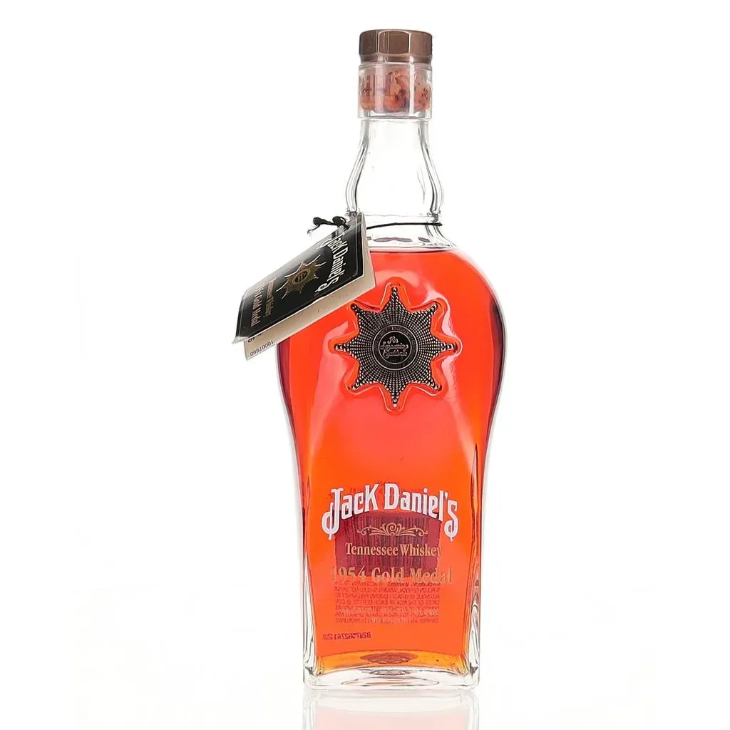 Jack Daniel's 1954 Gold Medal Signed Bottle