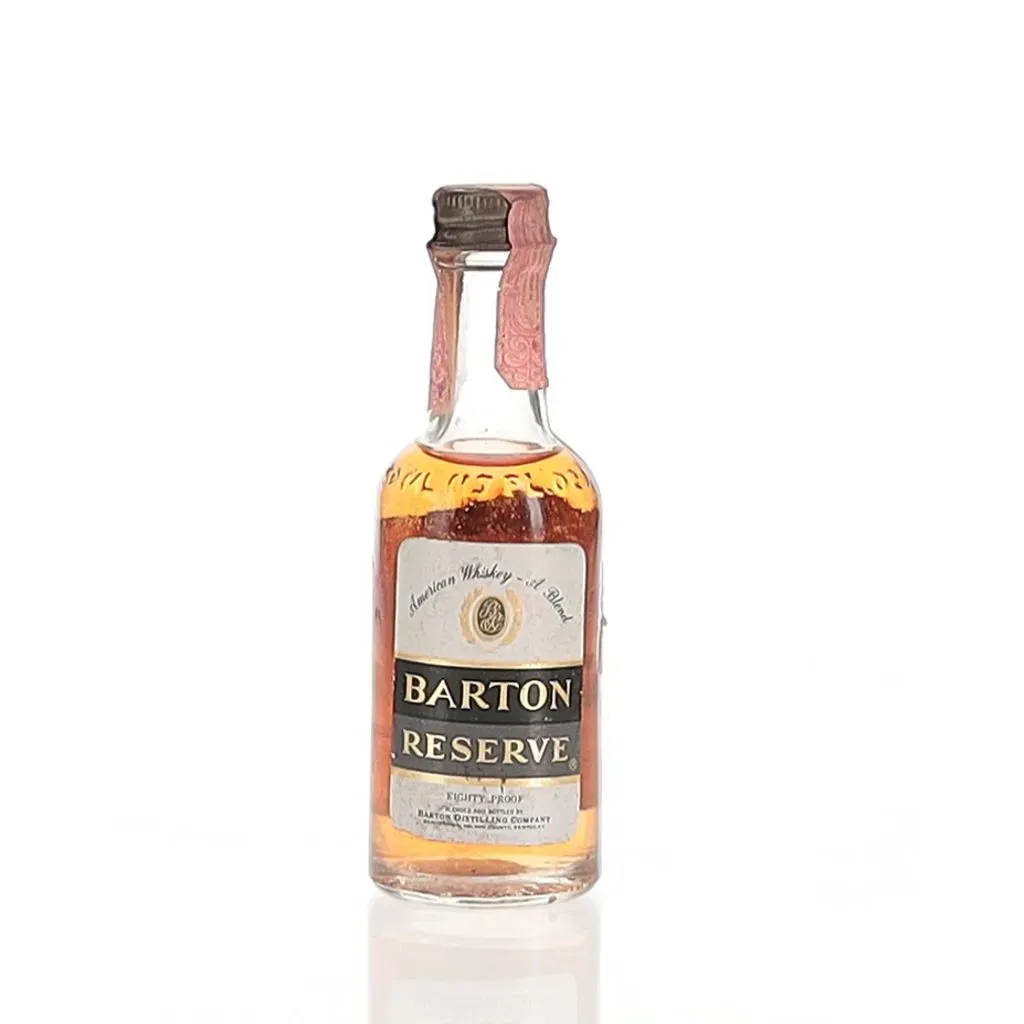 Barton Reserve Blended Whiskey 1980s Miniature