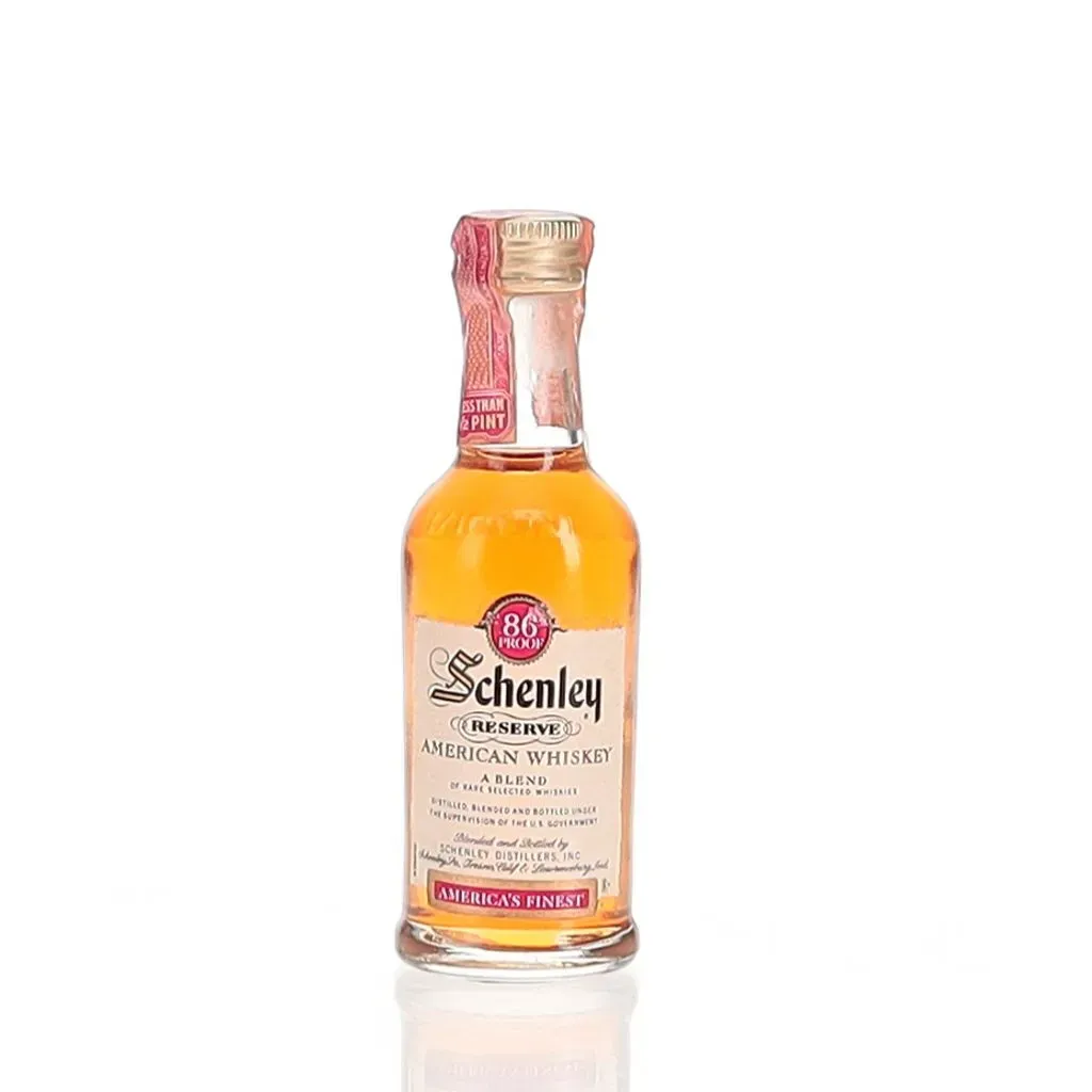 Schenley Reserve Blended Whiskey 1970s Miniature