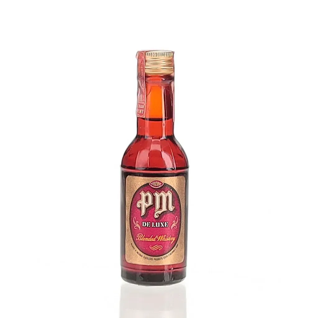 PM Blended Whiskey 1970s Miniature