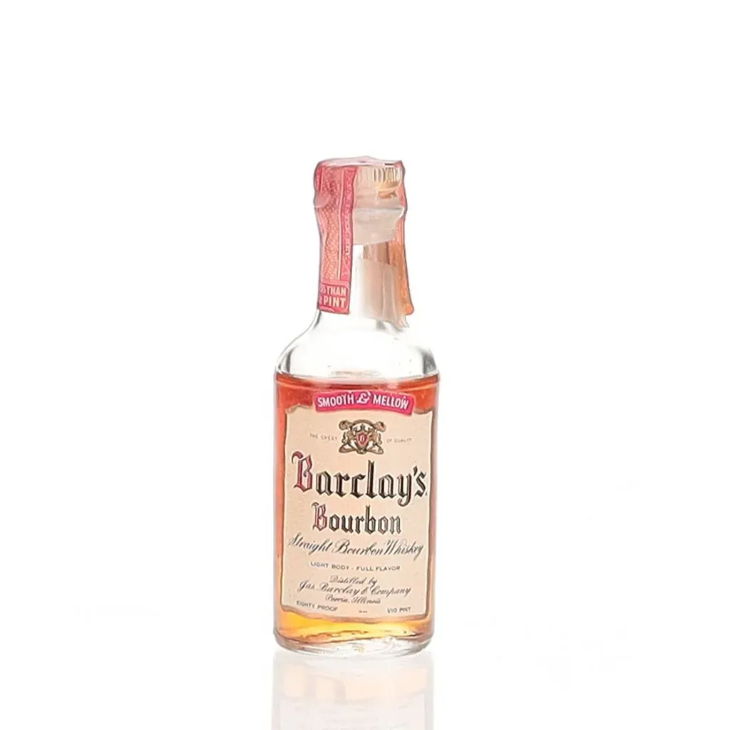 Barclay's Bourbon 1970s Miniature
