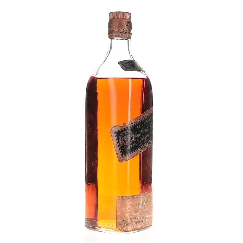 ウイスキー JW Black Label 1960-70s 86.8 Proof 43.4% BAXUS - Johnnie Walker Black Label 1960s Bottling