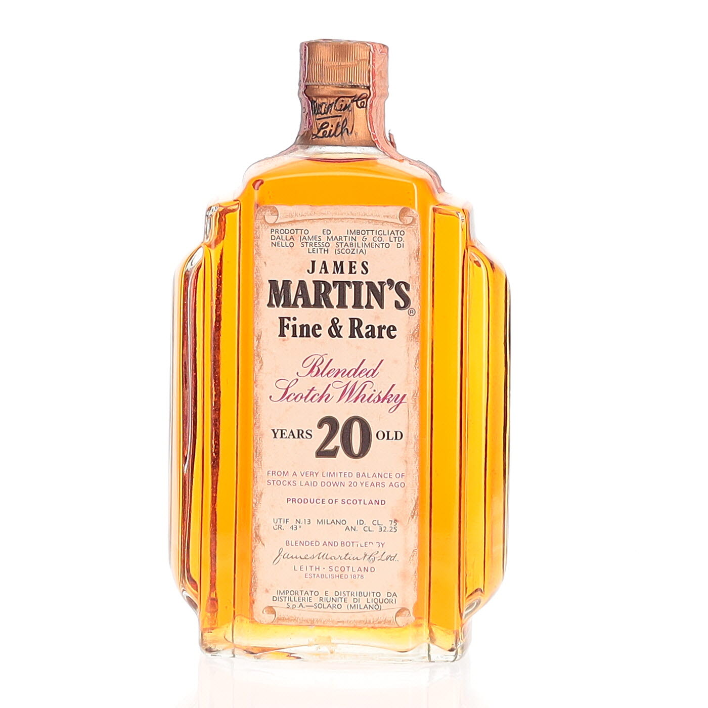 BAXUS - James Martin's 20 Year Fine & Rare 1970s Bottling