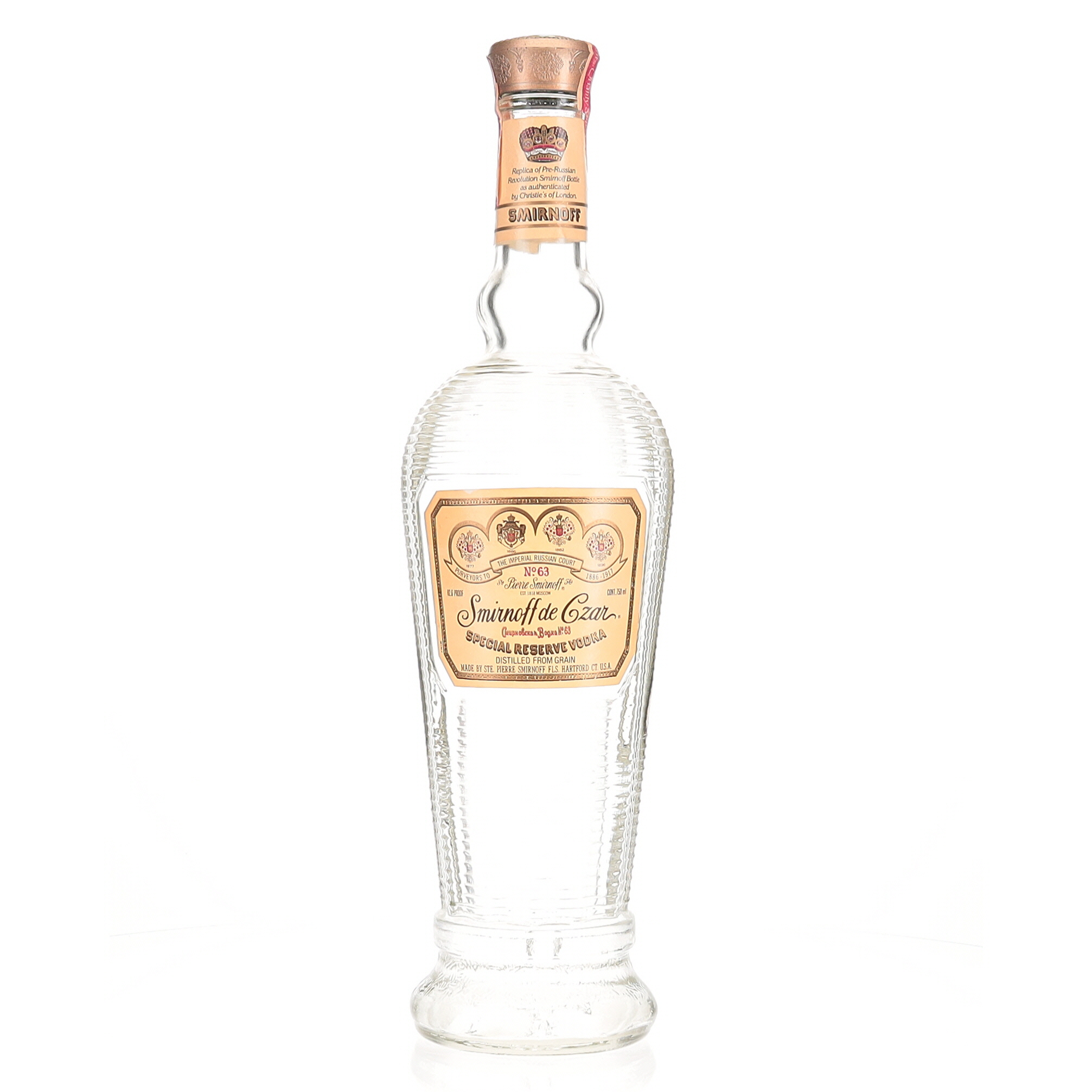 BAXUS - Smirnoff De Czar No. 63 Replica Bottle