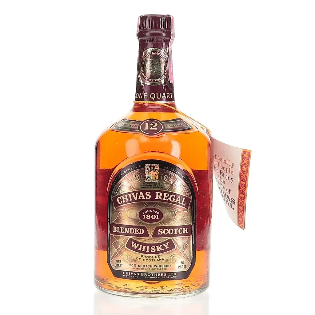 Chivas 12 Year 1970s Bottling Quart