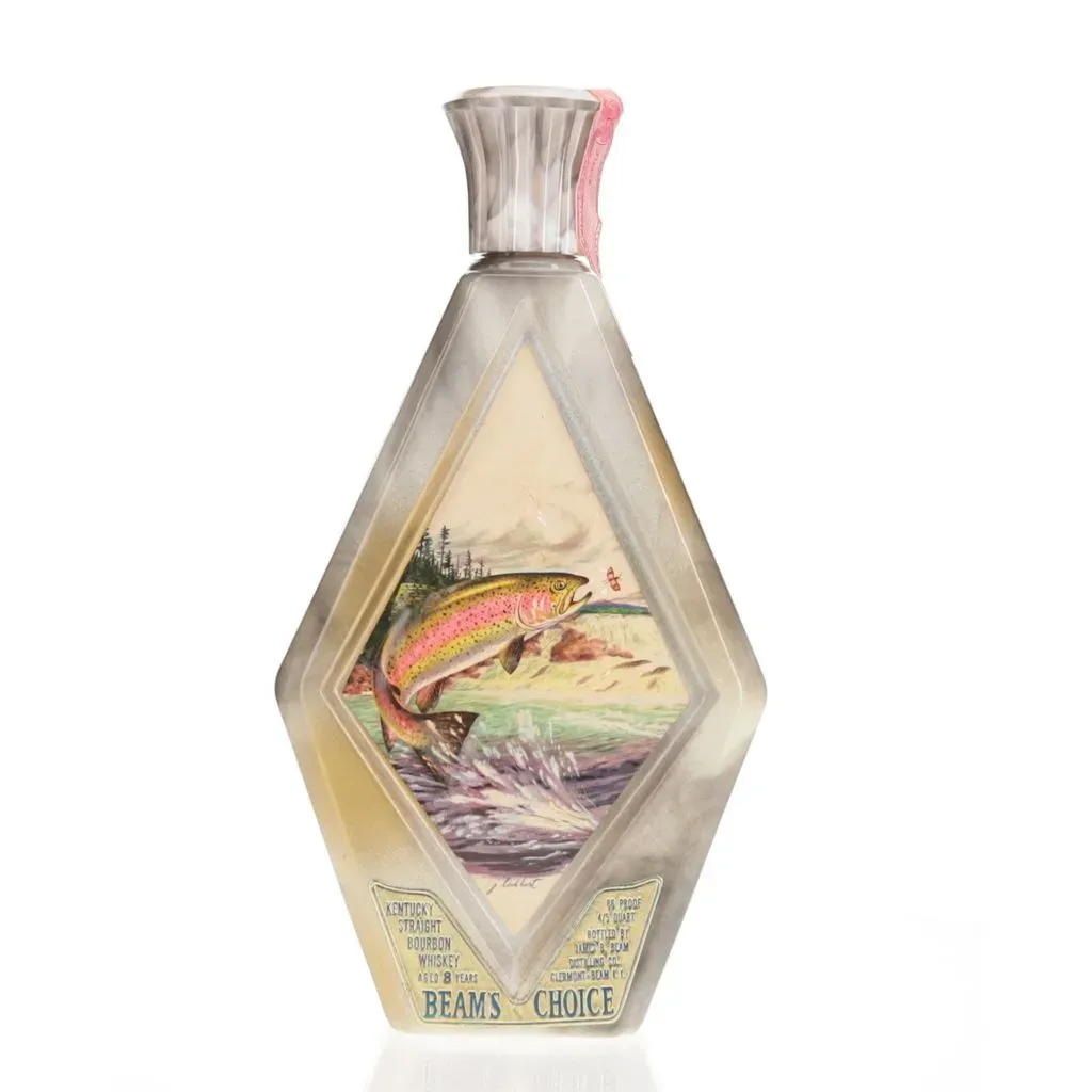 Beam's Choice 8 Year Rainbow Trout Decanter 1975 Bottling