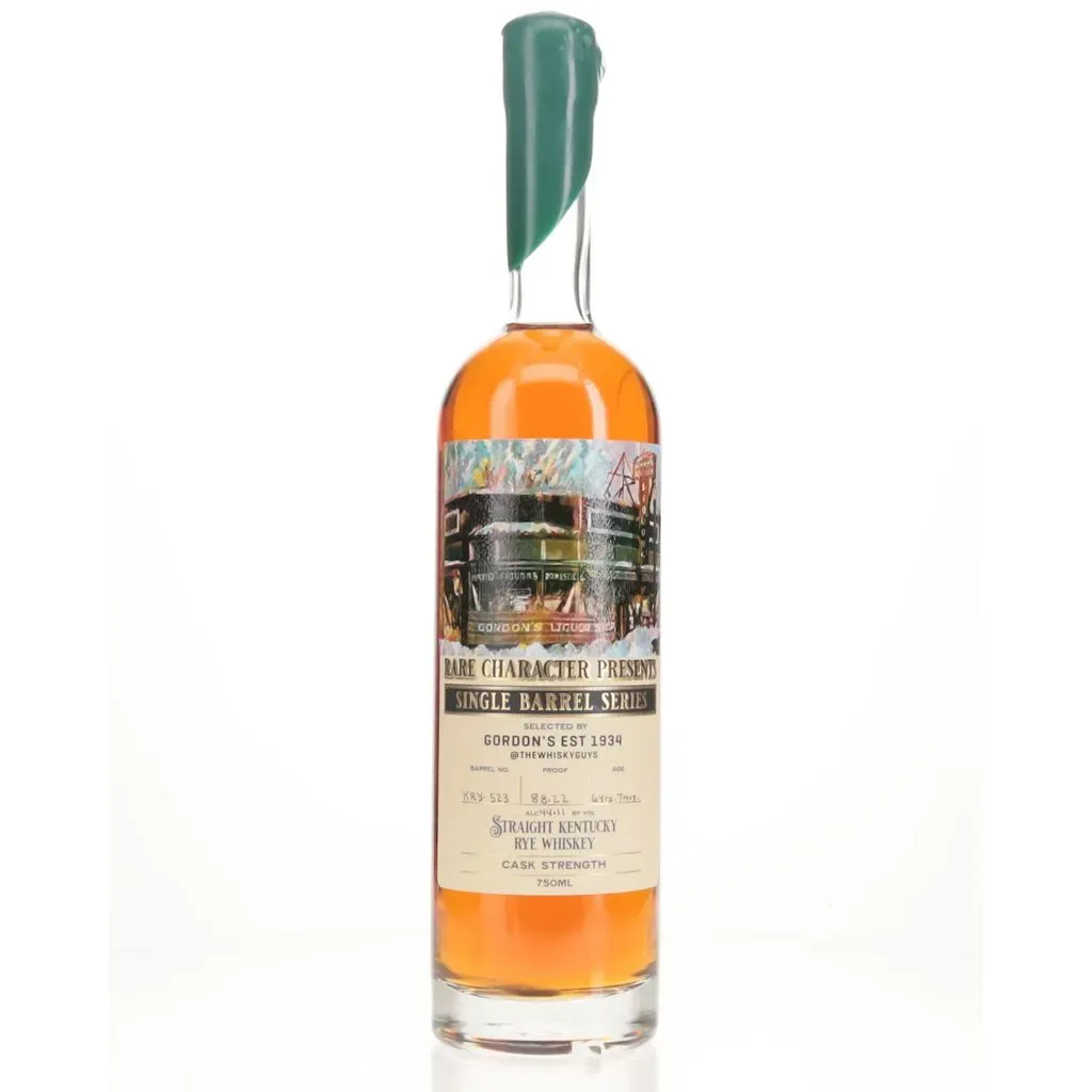 Rare Character 2016 6 Year Single Barrel Rye For Gordon's