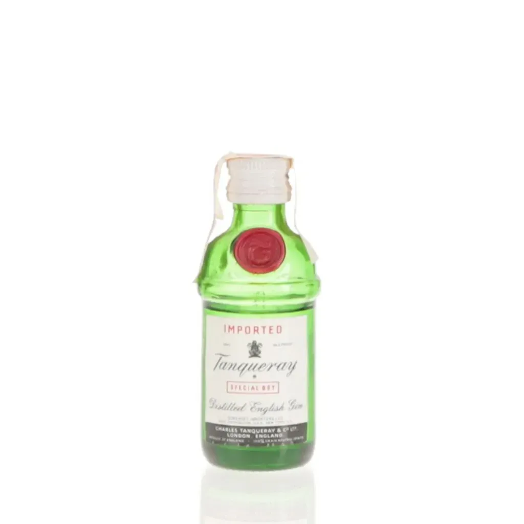 Tanqueray Dry Gin 1970s Miniature
