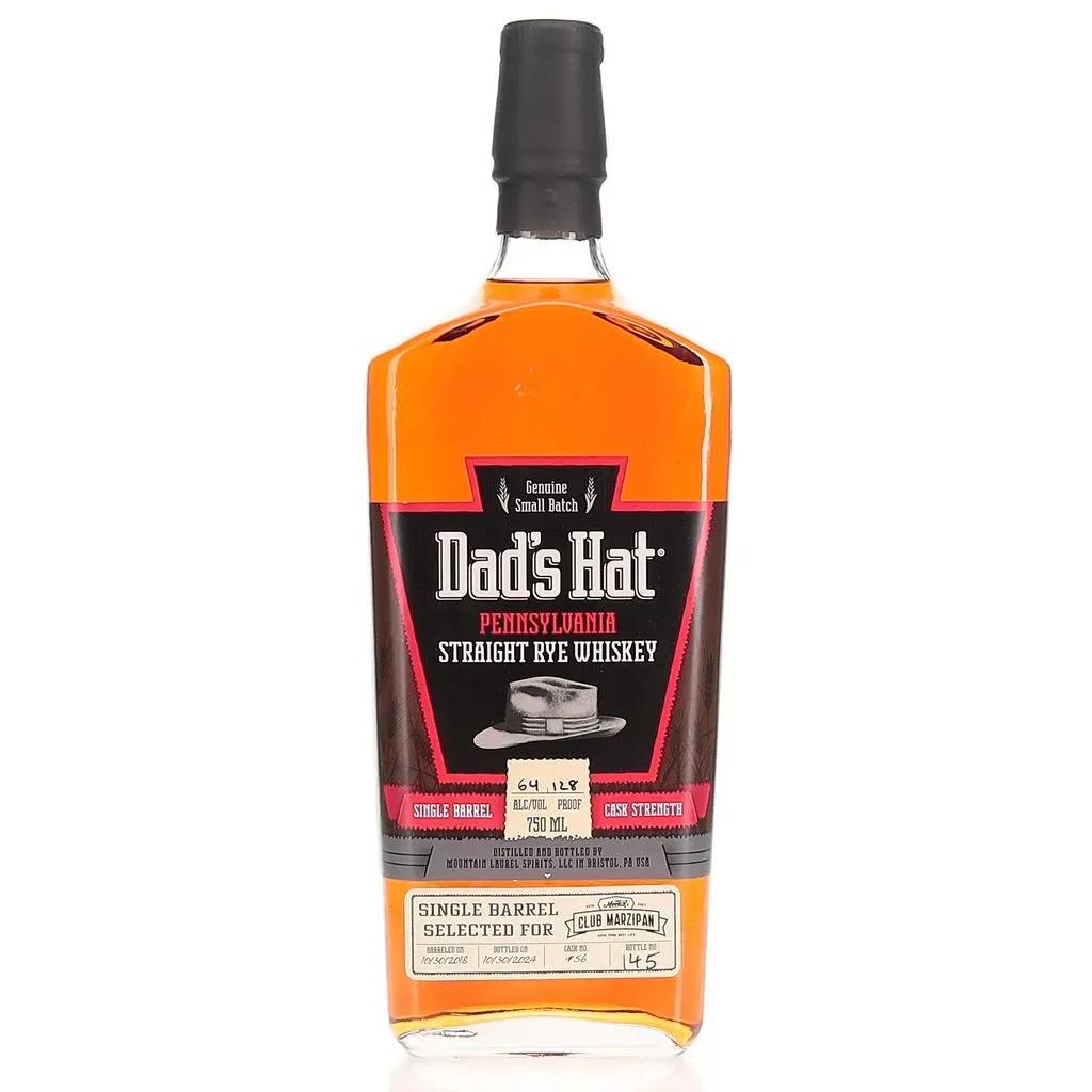 Dad's Hat Single Barrel Rye #456 For Club Marzipan 