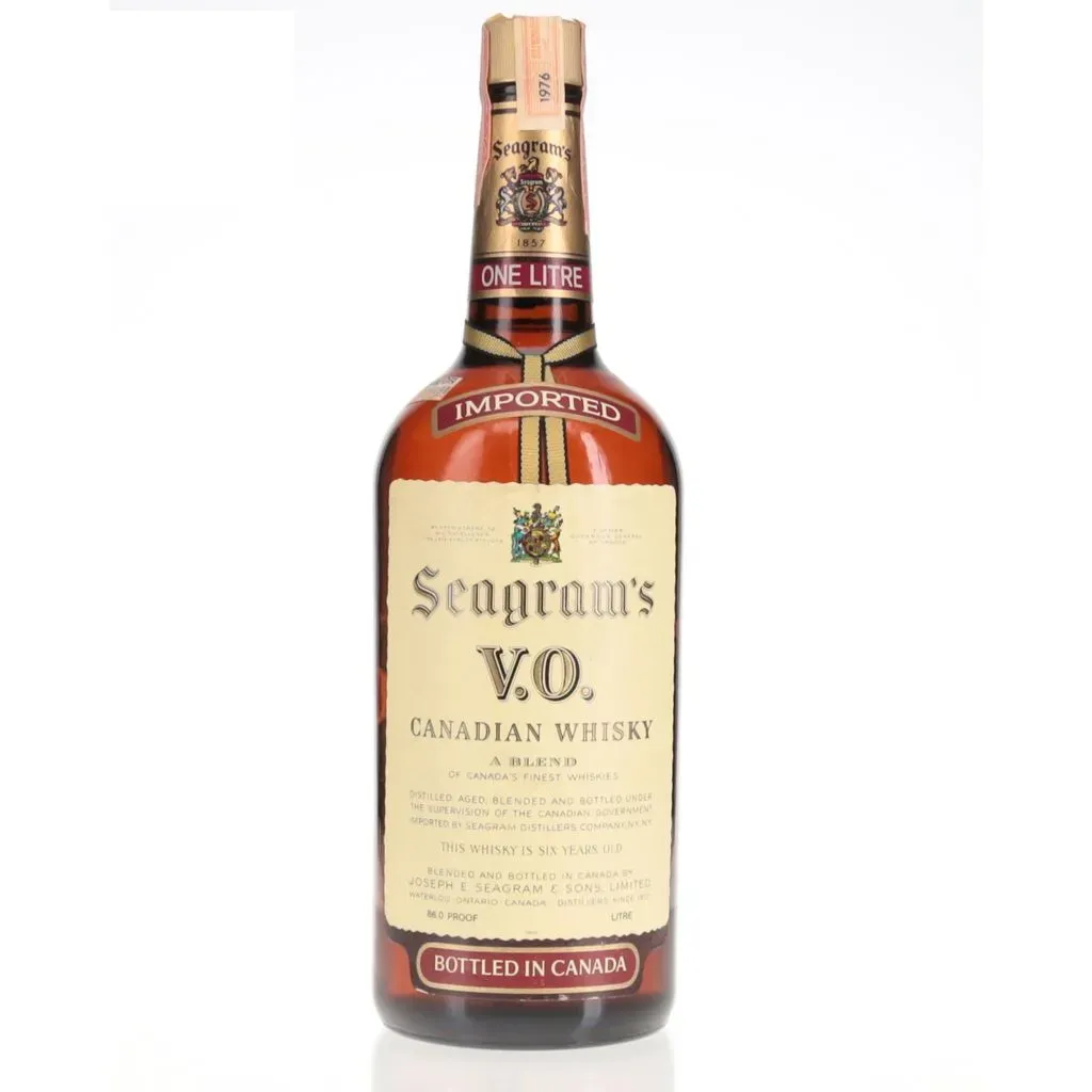 Seagram's V.O 1976 Vintage 6 Year Liter