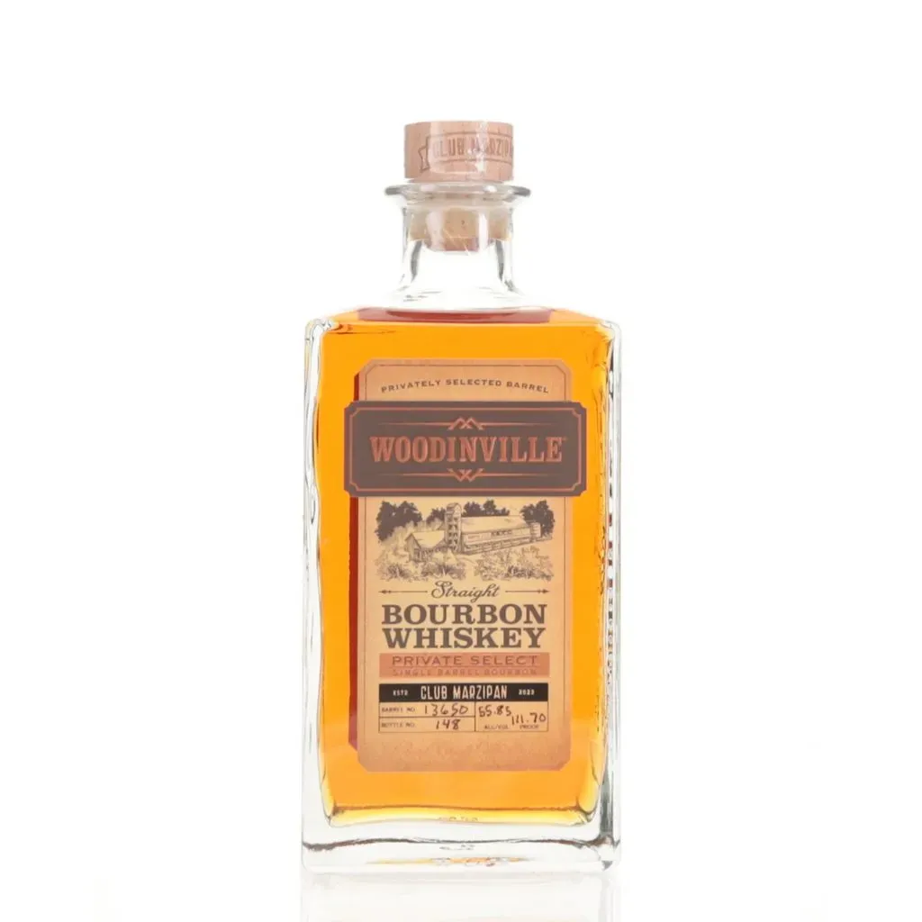 <p>A single-barrel expression of Woodinville bourbon selected by Fred Minnick for his exclusive Club Marzipan group. Bottled at 111.7 proof.</p><p><br></p><p>This barrel was chosen by Fred and a panel of whiskey enthusiasts at the distillery in Washington. Fred and his team felt it paired the best with a steak, indicating the spirit is big and bold.</p><p><br></p><p>They chose barrel 13650 (sample #1 in their glass) which was described as a caramel bomb and a classic sweet style of bourbon. The barrel chosen for club marzipan was ultimately the favourite of the distillers who selected the barrel, showing just how standout this barrel is.</p><p><br></p><p>See Fred pick his barrel with his panel at the distillery here: https://www.youtube.com/watch?v=o7AeuftphaQ</p>