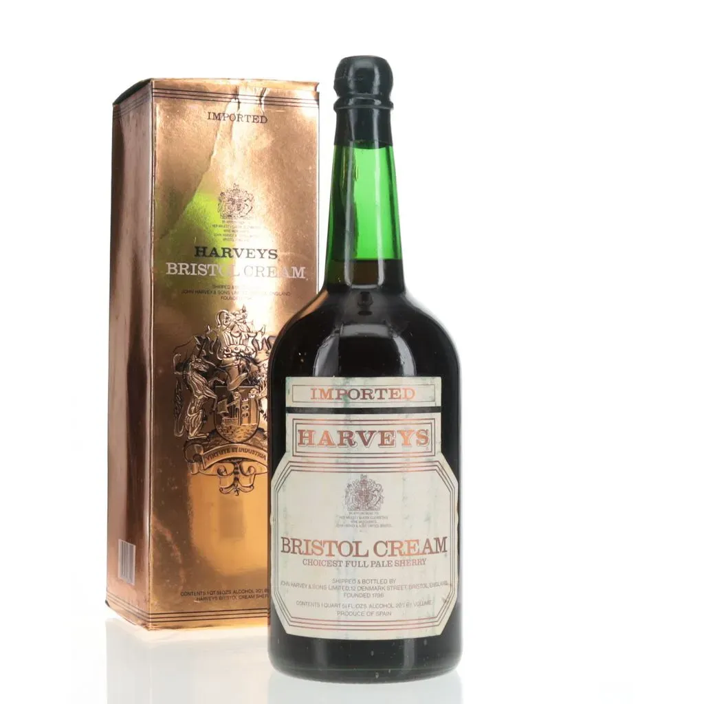 Harveys Bristol Cream Sherry 1970s Bottling