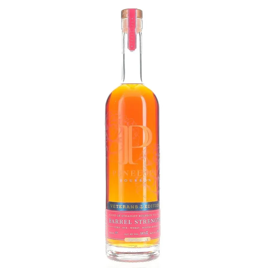 Penelope Barrel Strength Bourbon Four Grain Veterans Edition